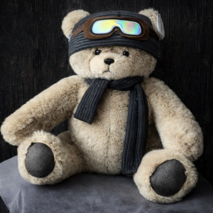 Мягкая игрушка Мишка в шапке и в шарфе