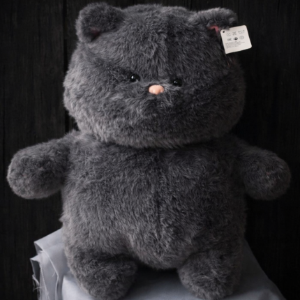 Мягкая игрушка серый " Котик"